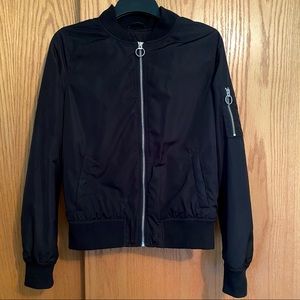 Black Bomber Jacket